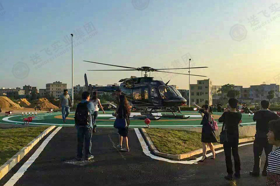 海南海口▪海南省肿瘤医院 地面停机坪的试飞验收图1